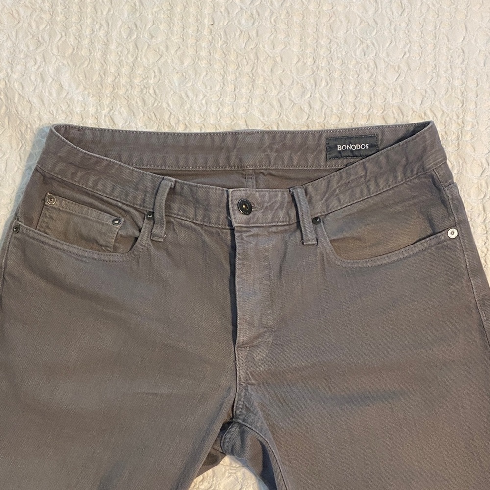 Bonobos Men's Grey Slim Jeans